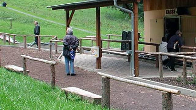 Blick auf den Kassenbereich